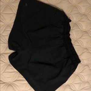 Black lululemon tracker shorts
